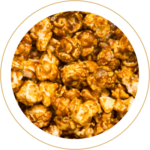 caramel with peanuts popcorn