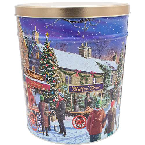 Christmas Scene Tin 6