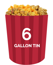 6 Gallon Popcorn Tin